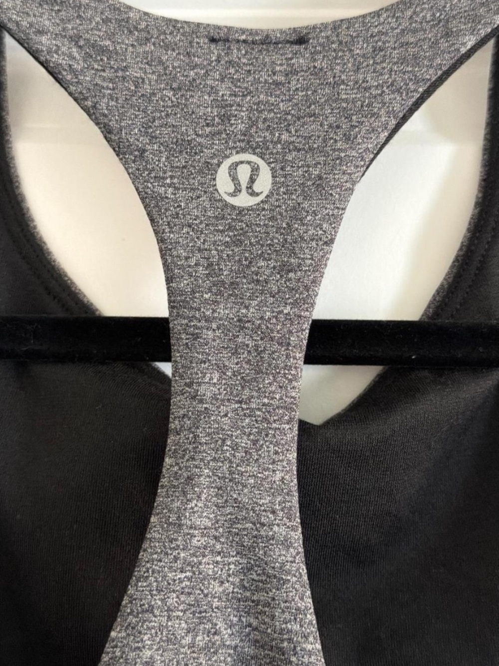 Lululemon Heather Training Tank Top With Built In Bra Racerback - Picture 8 of 11